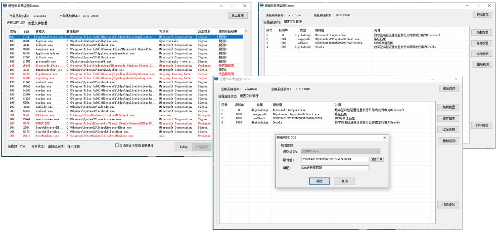 进程白名单保护工具